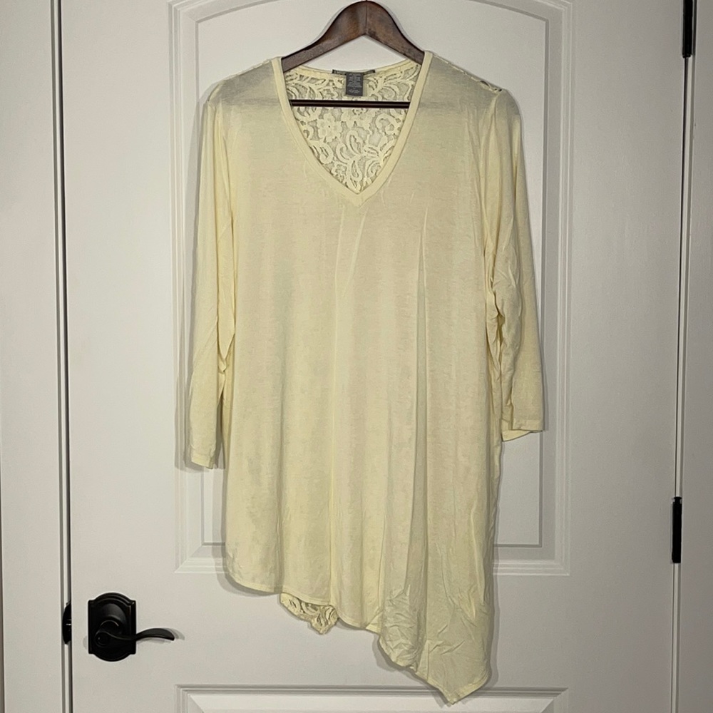 Kate & Mallory cream top